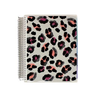 Academic Planner Watercolor Leopard